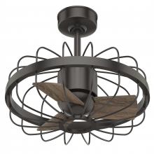  50797 - Hunter 16 inch Roswell Noble Bronze Ceiling Fan and Wall Control