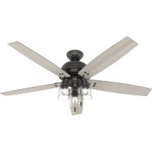  51200 - Hunter 60 inch Churchwell Noble Bronze Ceiling Fan with LED Light Kit and Pull Chain