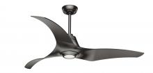  52438 - Hunter 60 inch Arwen Granite Damp Rated Ceiling Fan with LED Light Kit and Handheld Remote