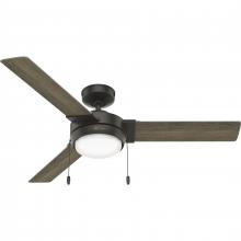  51312 - Hunter 52 inch Mesquite Noble Bronze Ceiling Fan with LED Light Kit and Pull Chain