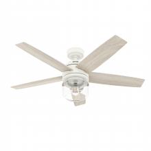  52336 - Hunter 52 inch Margo Textured White Ceiling Fan with LED Light Kit and Handheld Remote