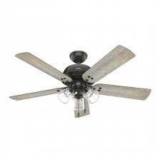  51714 - Hunter 52 inch Shady Grove Noble Bronze Ceiling Fan with LED Light Kit and Pull Chain