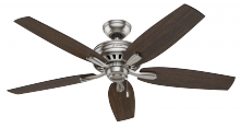  53321 - Hunter 52 inch Newsome Brushed Nickel Ceiling Fan and Pull Chain
