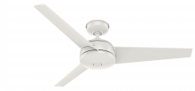  59610 - Hunter 52 inch Trimaran Fresh White WeatherMax Indoor / Outdoor Ceiling Fan and Wall Control
