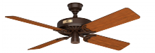  23847 - Hunter 52 inch Hunter Original Chestnut Brown Damp Rated Ceiling Fan and Pull Chain