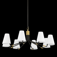  6640-AGB/DB - 8 LIGHT CHANDELIER