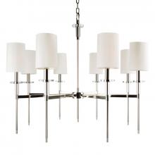  8518-PN - 8 LIGHT CHANDELIER