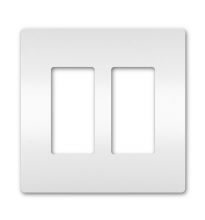  RWP262W - radiant® Two-Gang Screwless Wall Plate White