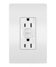 1597TRWRWCCD4 - radiant? Spec Grade 15A Weather Resistant Self Test GFCI Receptacle, White