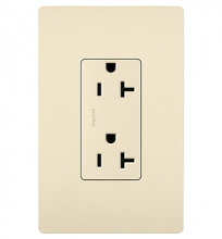  TR26352RLA - radiant? Spec Grade 20A Tamper-Resistant Receptacle, Light Almond