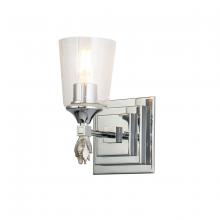  BB1022PC-1-F1S - Vetiver 1 Light Wall Sconce In Chrome