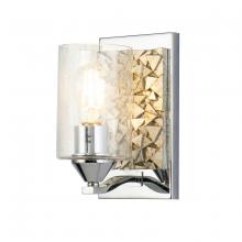  BB90586PC-1B1S - Bocage 1 Light Wall Sconce In Silver And Gold