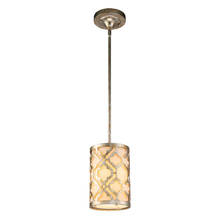 Lucas McKearn GN/ARABELLA/MP - Distressed Gold Arabella Mini Kitchen Pendant convertible to a semi flush