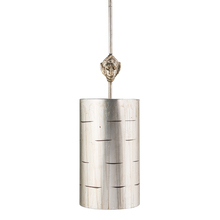  PD1051 - Fragment Silver Small mini Pendant convertible to semi flush Distressed