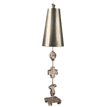  TA1014 - Fragment Antiqued  Silver Buffet Table Lamp By Lucas Mckearn