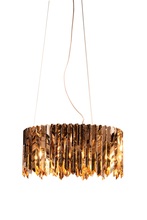  CH9073 - Peron Glam Silver And Gold Chandelier