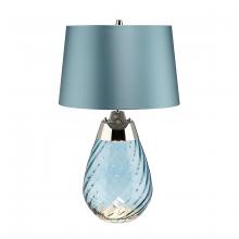  TLG3025S - Small Lena Table Lamp in Blue with Blue Shade