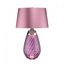  TLG3027L - Large Lena Table Lamp in Plum with Plum Satin Shade