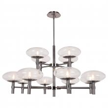  52094LEDDLP-BS/CLR - 12 Light LED Chandelier