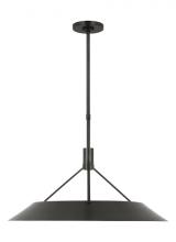  SLPD26727BZ - Sean Lavin Sospeso 1-light dimmable LED extra large pendant with dark bronze finish