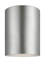  7813801EN3-753 - Outdoor Cylinders One Light Outdoor Ceiling Flush Mount