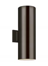  8313902EN3-10 - Outdoor Cylinders Large Two Light Outdoor Wall Lantern