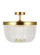  CF1076BBS - Summerhill Semi Flush Mount