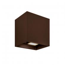  LEDWALL-G-BR - 4 Inch Square Directional Up/Down LED Wall Sconce