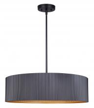  ICH1119A03BK22 - Rexton 3 Light Matte Black Modern Chandelier for Dining Rooms and Living Rooms