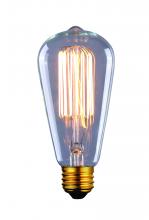  B-ST45-17C - Bulb, Edison Bulbs, 60W E26, Clear Color, ST45 Cone Shape, 2500hours