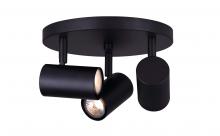  ICW1022A03BK10 - Marena 3 Light Track Lighting, Black Finish