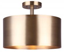  ISF669B03GD - LOLA 3 Light Semi Flush