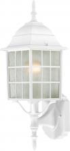  60/3477 - Adams - 1 Light - 18" Outdoor Wall with Frosted Glass; Color retail packaging