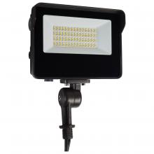  65/541 - LED Tempered Glass Flood Light with Bypassable Photocell; CCT Selectable 3K/4K/5K; Wattage