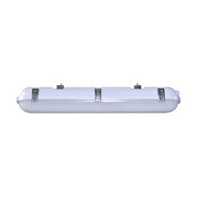  65/820 - 2 Foot; 20 Watt; Vapor Proof Linear Fixture; CCT Selectable; IP65 and IK08 Rated; 0-10V Dimming
