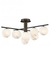 Fredrick Ramond Merchant FR41903BX - Large Semi-Flush Mount