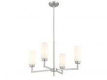  M100129BN - 4-Light Chandelier in Brushed Nickel