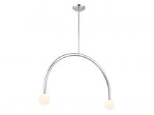  M100132CH - 2-Light Chandelier in Chrome