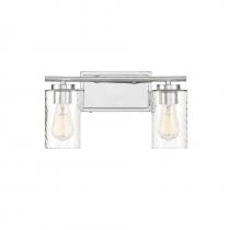 Savoy House Meridian M80037CH - 2-Light Bathroom Vanity Light in Chrome