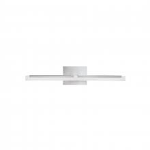  8146-BN-FA - Double L Sconce 26'' Wide Integrated LED Vanity Light - Brushed Nickel