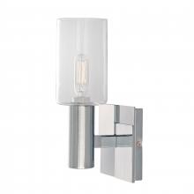  8173-CH-CL - Empire 10.25'' High 1-Light Sconce - Chrome