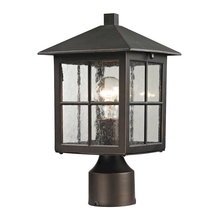  8201EP/70 - Thomas - Shaker Heights 11'' High 1-Light Outdoor Post Light - Hazelnut Bronze