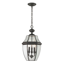  8603EH/75 - Thomas - Ashford 12'' Wide 3-Light Outdoor Pendant - Oil Rubbed Bronze