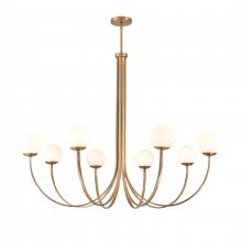  89679/8 - Caroline 54'' Wide 8-Light Chandelier - Brushed Gold