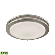  CL782022 - Thomas - Clarion 15'' Wide 1-Light Flush Mount - Brushed Nickel