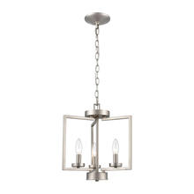  CN240382 - Thomas - West End 14.5'' Wide 3-Light Semi Flush Mount - Brushed Nickel