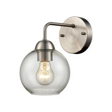  CN280172 - Thomas - Astoria 9.5'' High 1-Light Sconce - Brushed Nickel