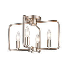  CN330482 - Thomas - Park Slope 15'' Wide 4-Light Flush Mount - Brushed Nickel