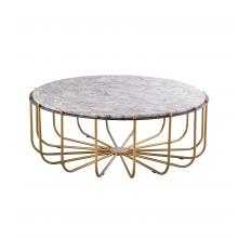  H0805-11453 - Demille Coffee Table - Satin Brass