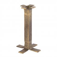  H0897-10926 - Splay Candleholder - Medium Aged Brass